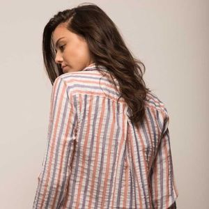 JACHS New York Striped Button Down Shirt BNWT